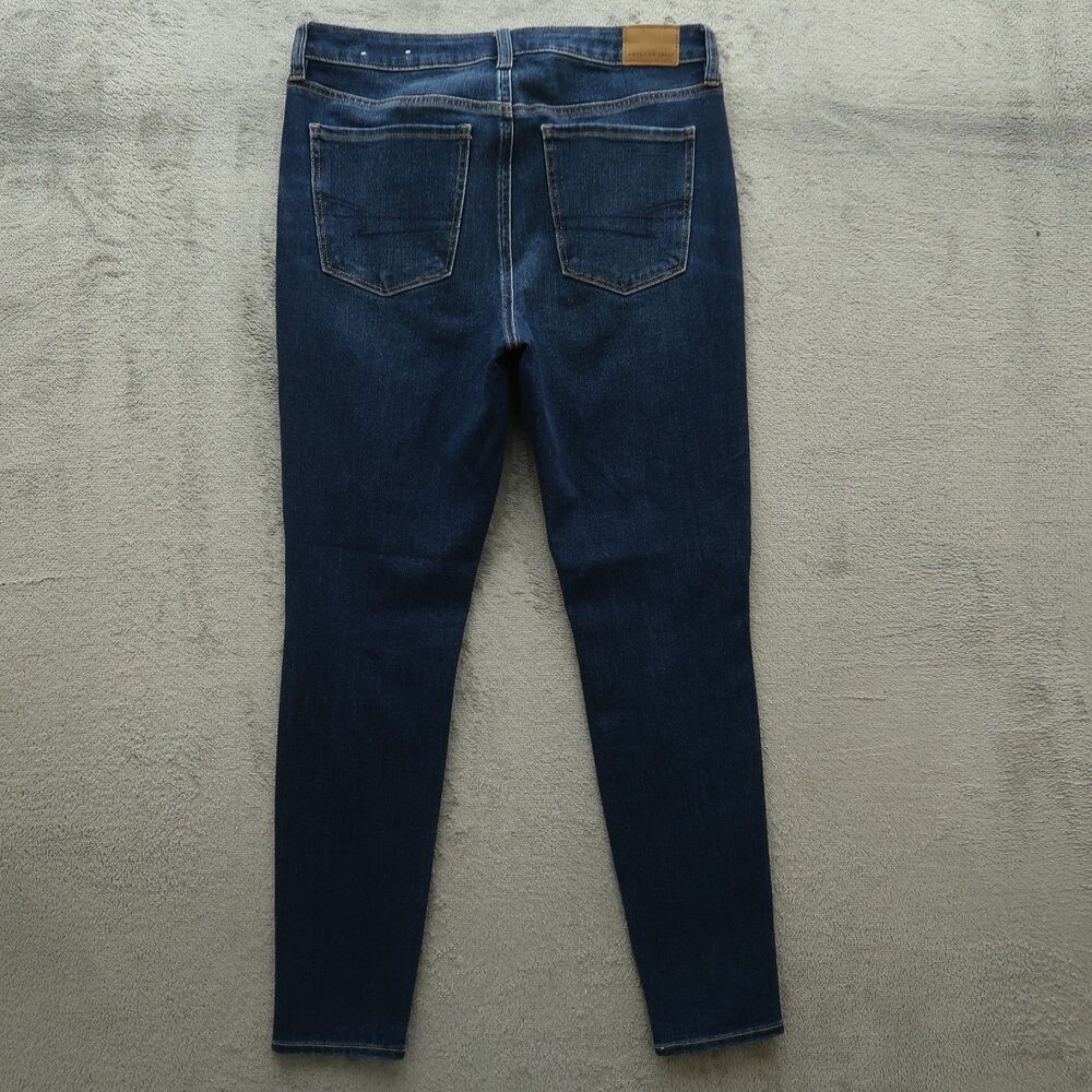American Eagle Jeans Women's 10R High-Rise Jegging Denim 29" Inseam Distressed - Picture 14 of 16